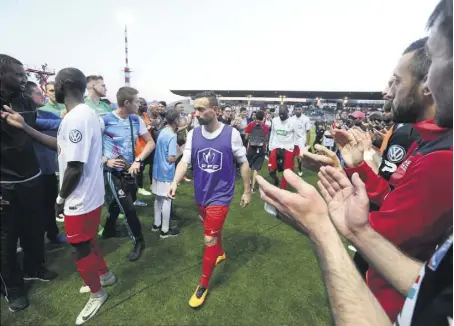  ?? (Photos Philippe Arnassan) ?? Les Étoilistes sont éliminés, mais ils ne se sont pas contentés de jouer les seconds rôles hier contre Guingamp.