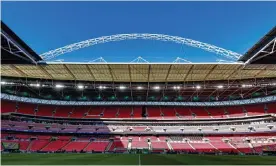  ?? Nigel Keene/ProSports/Shuttersto­ck ?? Wembley stadium, pictured in February, is hosting the FA Cup semi-finals. Photograph: