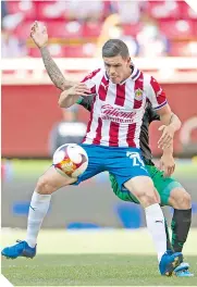  ?? FOTO: MEXSPORT ?? Alan Torres al igual que todo el plantel batalló al máximo para buscar el triunfo. /