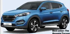  ??  ?? Best seller: The Hyundai Tucson.