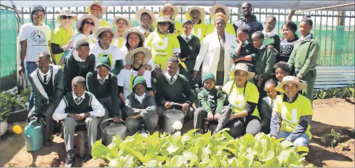  ??  ?? Woolworths works with Eduplant and Food & Trees for Africa to supplement school feeding programmes and help learners to gain access to regular nutrition. Photo: Courtesy of Woolworths