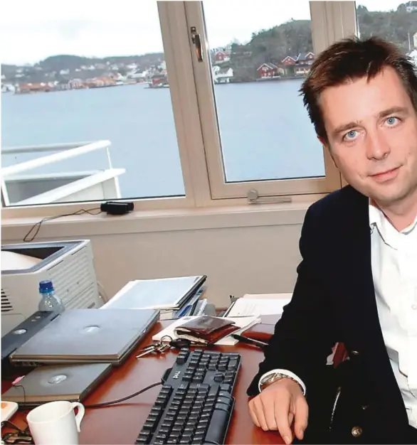  ??  ?? SELGER: OSM-gründer Bjørn Tore Larsen og hans medeiere kan innkassere over 500 millioner kroner etter solgt av 49 prosent av aksjene i OSM Maritime Group.