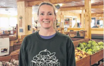  ?? CAMERON KILFOY • THE TELEGRAM ?? Susan Lester, one of five co-owners at Lester’s Farm Market, said she is looking forward to having Chinched’s deli grow within their space.