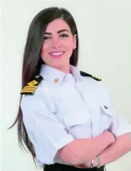  ?? EFE ?? La capitana egipcia Marwa Elselehdar