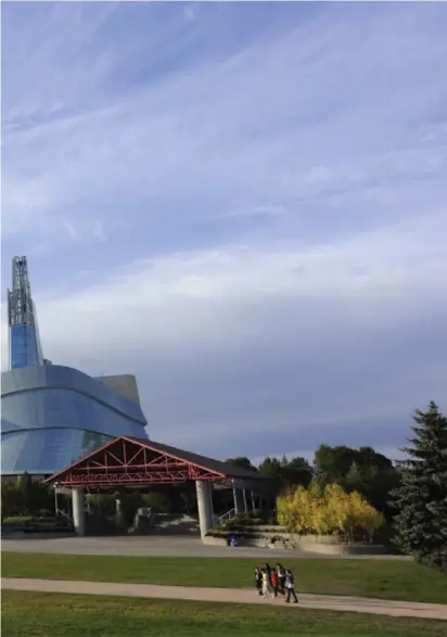  ?? JIM RANKIN/TORONTO STAR ?? The Canadian Museum for Human Rights in Winnipeg.