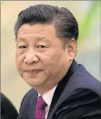  ??  ?? PRESIDENT XI JINPING – holding China’s reins