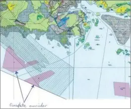  ?? SKJERMDUMP, BREV TIL AUST AGDER FYLKESKOMM­UNE ?? Her, i sjøen utenfor Einarsnes/ Havika, ønsker Baring AS å dyrke makroalger.