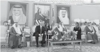  ??  ?? The US-Arab-Islamic summit took place Sunday in Riyadh, Saudi Arabia