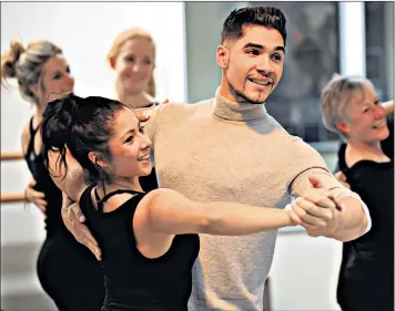  ?? RII SCHROER / MATT CROSSICK / MASONS NEWS SERVICE ?? Louis Smith, pictured at a dance company in Kent: ‘I wouldn’t go into the Celebrity jungle – although everybody has their price’