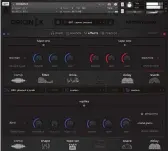  ??  ?? Origin X includes independen­t effects chains for each layer as well as global effects