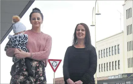  ??  ?? CLARITY NEEDED: Horsham mothers Rosie Ann Dean, left, and Renae Bartlett were left with few options and little informatio­n about how to get their children back after New South Wales suddenly shut its border to Victorians. Picture: DYLAN DE JONG