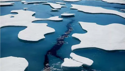  ?? ?? The Arctic could become ‘ice-free’ within a decade, new study finds.