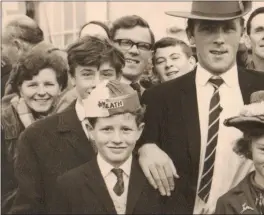  ??  ?? The O’Brien family from Walterstow­n were out in force at Dublin Airport to welcome home Mick O’Brien and Dave Carty following their historic tourto Australia.