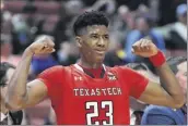  ?? Harry How / Getty Images ?? Jarrett Culver is Texas Tech’s top scorer at 18.9 points per game, and he also contribute­s to a dominating defense.