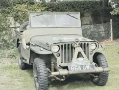  ??  ?? Jeep with history: this one took part in the D-day Landings