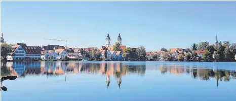  ?? FOTO: KARIN KIESEL ?? Bad Waldsee ist auf dem Weg zur Großen Kreisstadt. Die Ernennung soll zum 1. Januar 2022 erfolgen.