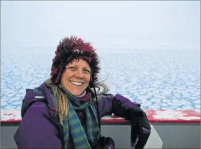  ?? Picture: SUPPLIED ?? Dr Sandy Thomalla of the CSIR and her team are trying to get a better grasp of the Southern Ocean’s year-long seasonal cycle.