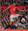  ?? GETTY ?? In gol Marcus Rashford, 21