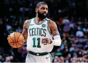  ?? PHOTO] [AP ?? Boston guard Kyrie Irving will miss the NBA Playoffs.