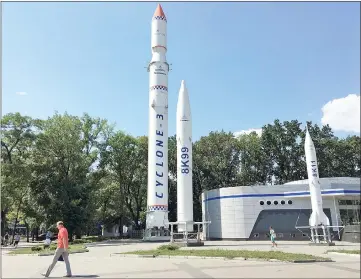  ??  ?? A general view shows the Rocket Park in Dnipro, Ukraine. — Reuters photo
