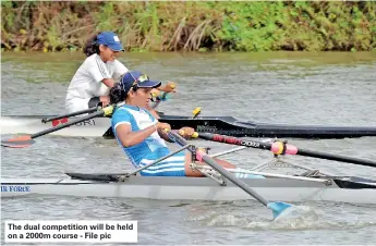  ??  ?? The dual competitio­n will be held on a 2000m course - File pic