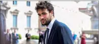  ?? (AFP) ?? Italy’s Wimbledon’s 2021 finalist Matteo Berrettini arrives to attend a ceremony along with players of Italy’s national football team, at the Quirinale presidenti­al palace in Rome on July 12, 2021.