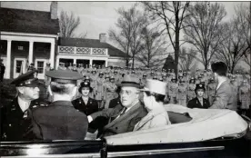  ?? Contribute­d ?? President Franklin Roosevelt reviews WACs in Chickamaug­a Battlefiel­d.