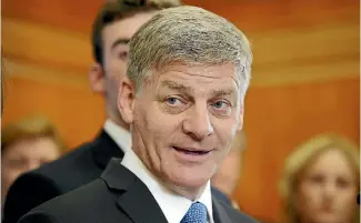  ?? PHOTO: MONIQUE FORD/STUFF ?? Bill English is an interestin­g case study in the ‘‘doing policy that works’’ school of thought.