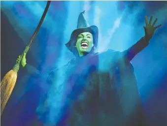  ?? JOAN MARCUS ?? Wicked comes to town July 29-Aug. 9, as part of Broadway Across Canada’s touring production­s.