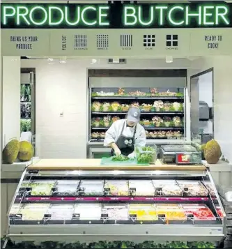  ?? WHOLE FOODS MARKET PHOTO ?? Whole Foods is the latest grocery store to offer a vegetable butchery service to customers.