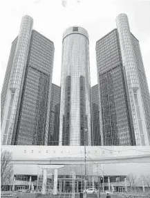  ?? Paul Sancya / Associated Press file ?? GM, based in Detroit, supports restrictin­g who can deploy selfdrivin­g cars because “public acceptance of the technology is going to be very critical,” said Harry Lightsey, a GM lobbyist.