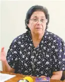  ?? ARCHIVO ?? La hermana Consuelo Morales, dirigente de la agrupación civil.