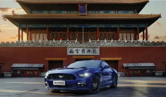  ?? FORD ?? The Ford Mustang was the most popular sports car in the world in 2016, selling 45,000 cars overseas last year. In 2014, Ford expanded the car’s reach to 140 countries, including China.