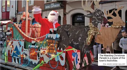  ?? PHIL DAVIES SCENIC GALLERY ?? The Maesteg Christmas Parade is a staple of the town’s festivitie­s