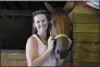  ??  ?? 4-H participan­t Lydia Schafer, 18, and her horse Jack relax as Lake County Fair week comes to a close.