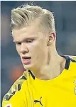  ??  ?? Erling Haaland: Scored both Borussia Dortmund goals in the win over Paris St-germain.