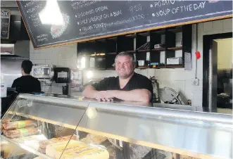  ??  ?? Tony Spoletini followed up a successful career in football with one in the food business as one of the owners of Spolumbo’s. Spoletini has been a leading force in the developmen­t of Calgary minor football.