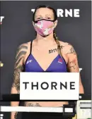  ??  ?? Irvine fighter Joanne Calderwood