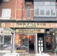  ??  ?? The Bottle Room, on Lord Street, formerly known as The Inn Beer Shop