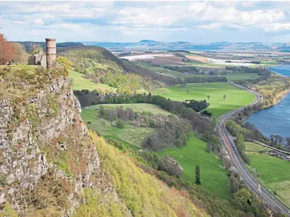  ?? Picture: Kris Miller. ?? Kinnoull Hill has been the scene of a number of suicides over the years.