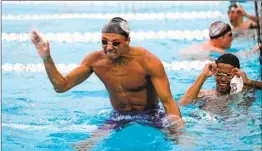  ?? JOSH DAFOE ?? Mateo Parker of Classical Academy set a section record on Friday in 50-yard freestyle (20.21 seconds) and also took the 100 free.