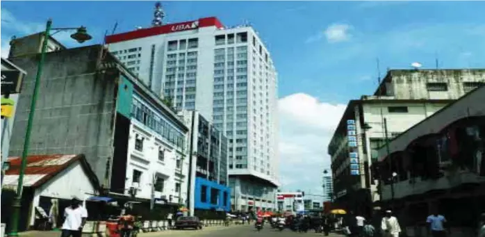  ?? AKINWUNMI IBRAHIM ?? A view of Lagos financial district