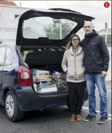  ??  ?? 1. Jessica et Jérémy. Lui, en contrat à la mairie pour une formation de conducteur d’engin, elle, agent d’entretien hospitalie­r, en congé parental. 2. Emilie, un salaire de 1 180 euros. Son compagnon et elle essaient de ne pas dépasser 300 euros de...