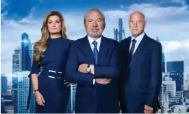  ?? Photograph: Ray Burmiston/BBC/PA ?? You’re not fired: Karren Brady, Alan Sugar and Claude Littner from BBC One’s The Apprentice have all publicly expressed their opinions.