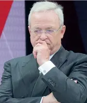  ??  ?? Ex amministra­tore delegato di Volkswagen.
Martin Winterkorn