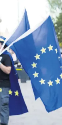  ??  ?? Jamie Hollywood, above, a student at Goldsmiths, said he toned essays based on the marker, while Lucy Harris, left, a pro-Brexit graduate, says one lecturer refused to shake her hand