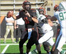  ?? GREGG SLABODA — TRENTONIAN PHOTO ?? Chad Kanoff is penciled in as Princeton’s starting quarterbac­k for the third consecutiv­e season.