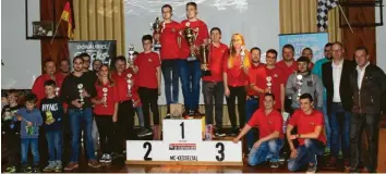  ?? Foto: Christian Konrad ?? Das sind die Sieger der Vereinsmei­sterschaft­en beim MCK.