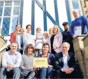  ??  ?? ●● The Rossendale Trust has been awarded the Investors in People Gold Standard