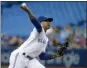  ?? NATHAN DENETTE - THE
ASSOCIATED PRES ?? Toronto Blue Jays starting pitcher Marcus Stroman (6) throws against the Cleveland Indians during the first inning of a baseball game, Wednesday, July 24, 2019 in Toronto.